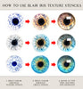 Blair Stencil - Iris Texture Set