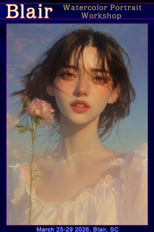 Dru Blair: Watercolor Portrait Workshop - March 25-29, 2026